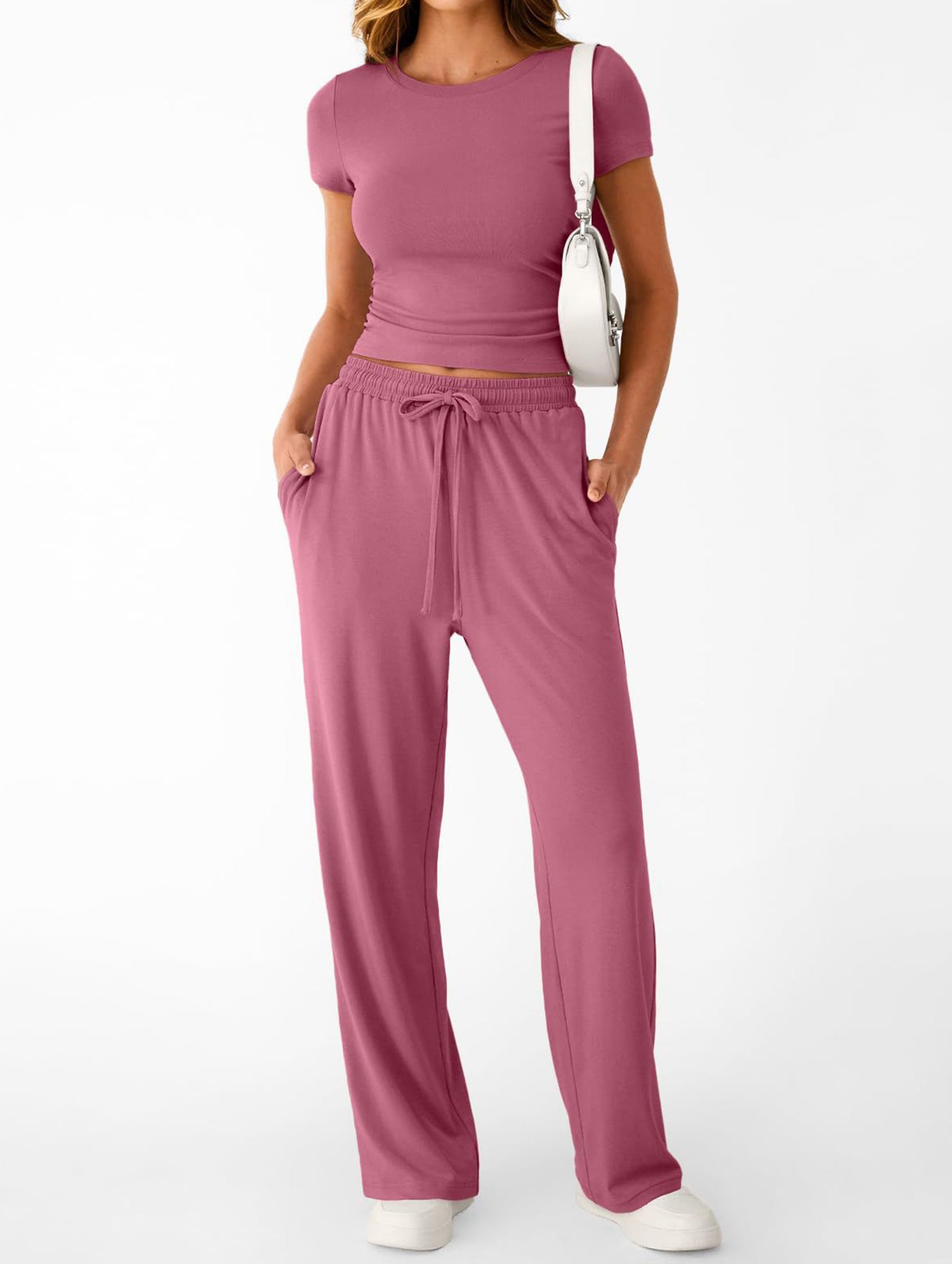 Y2K Slim Fit Two Piece Set