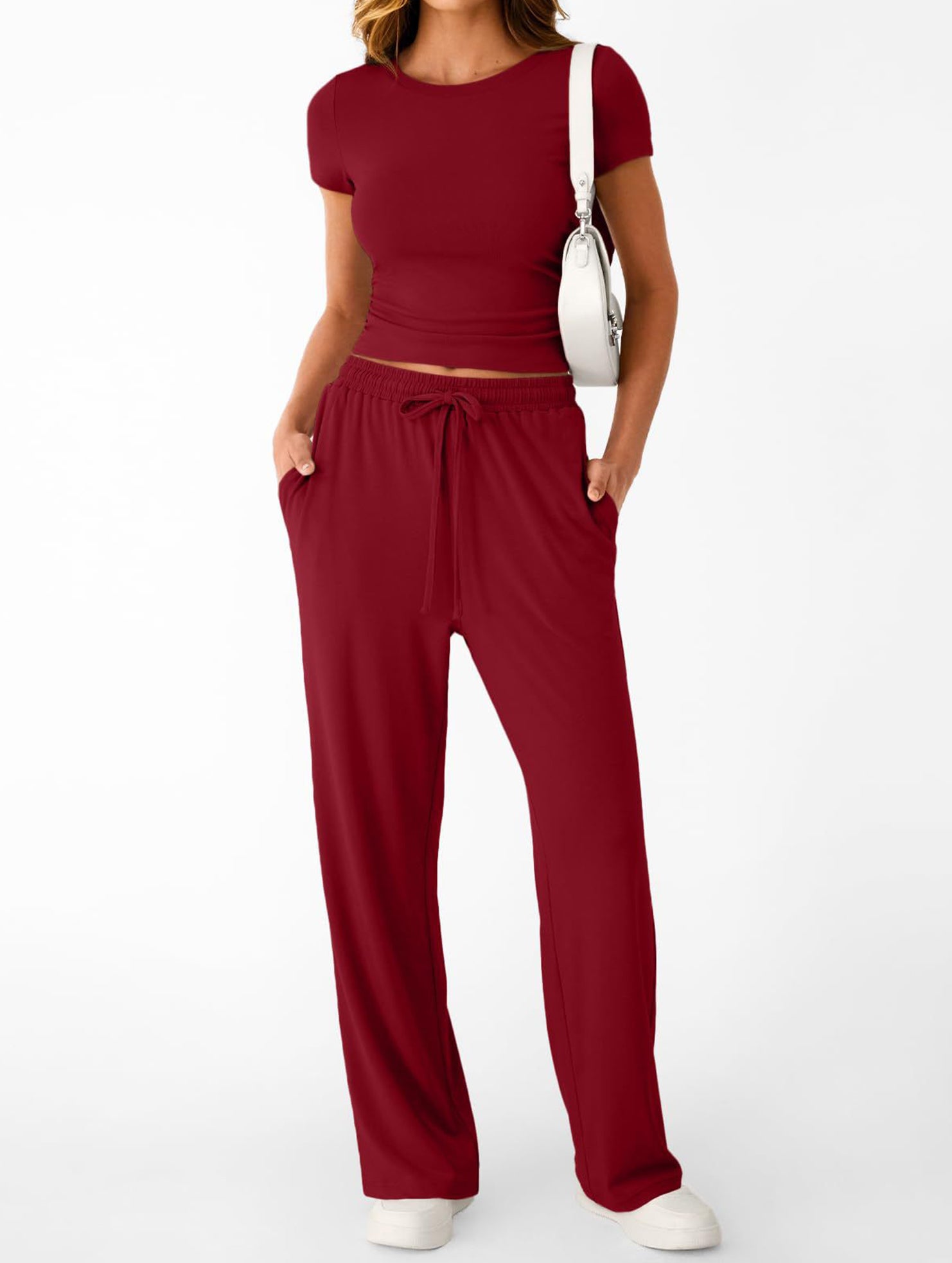 Y2K Slim Fit Two Piece Set