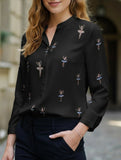 casual character print shirt