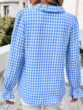 Vintage Contrast Button-Down Shirt