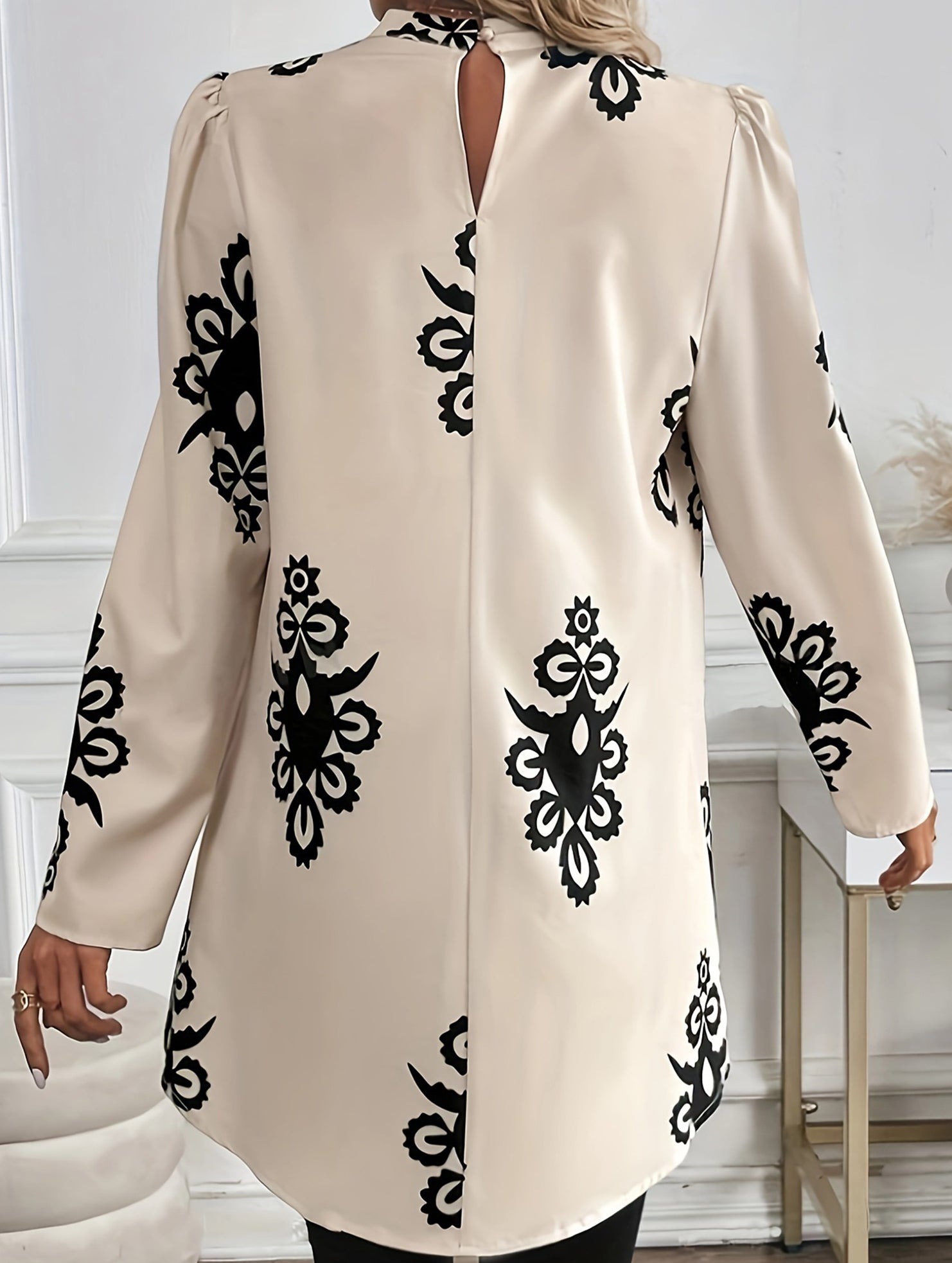 Retro autumn and winter long-sleeved shirt