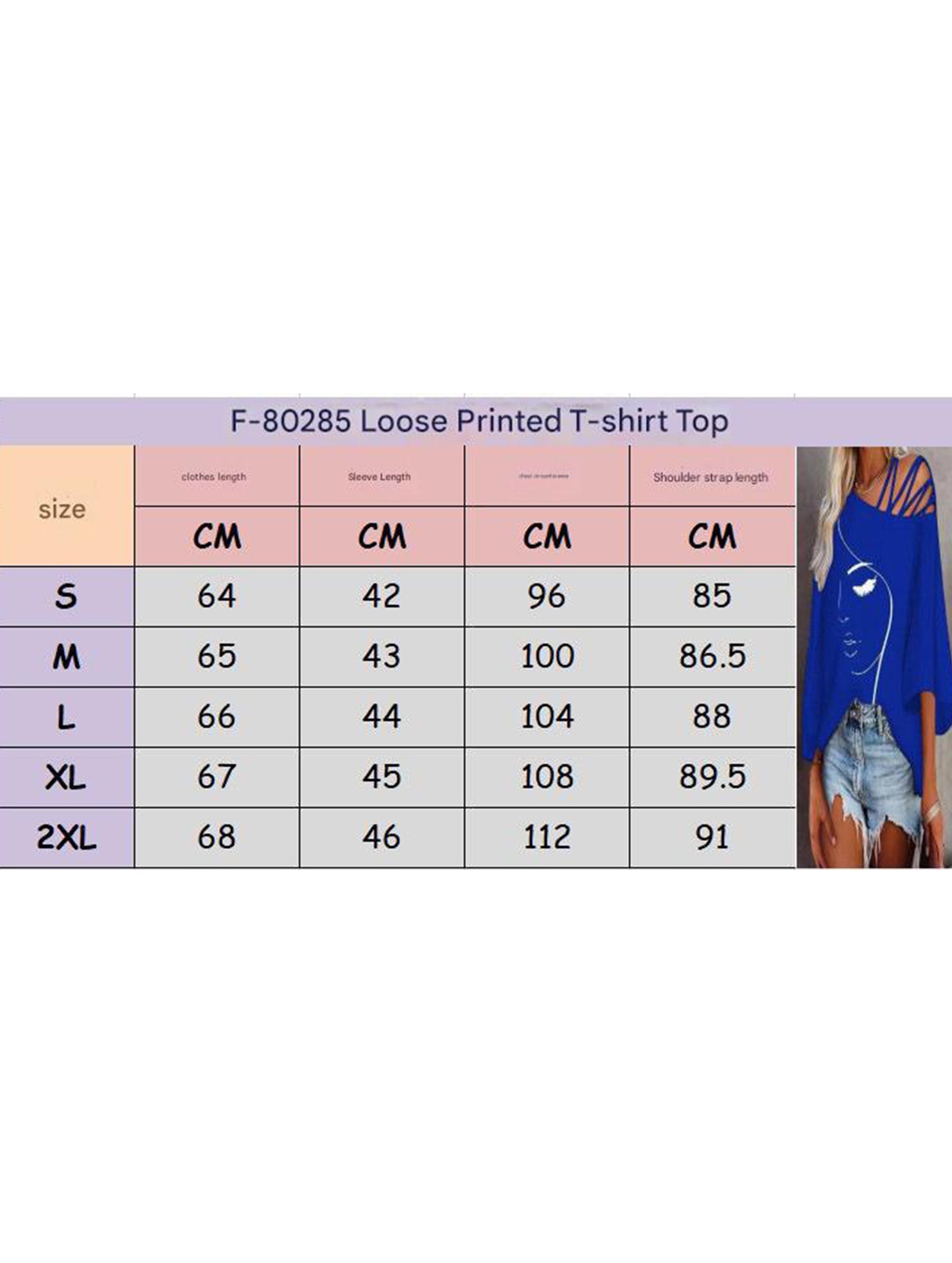 Fashionable patchwork loose oblique collar T-shirt