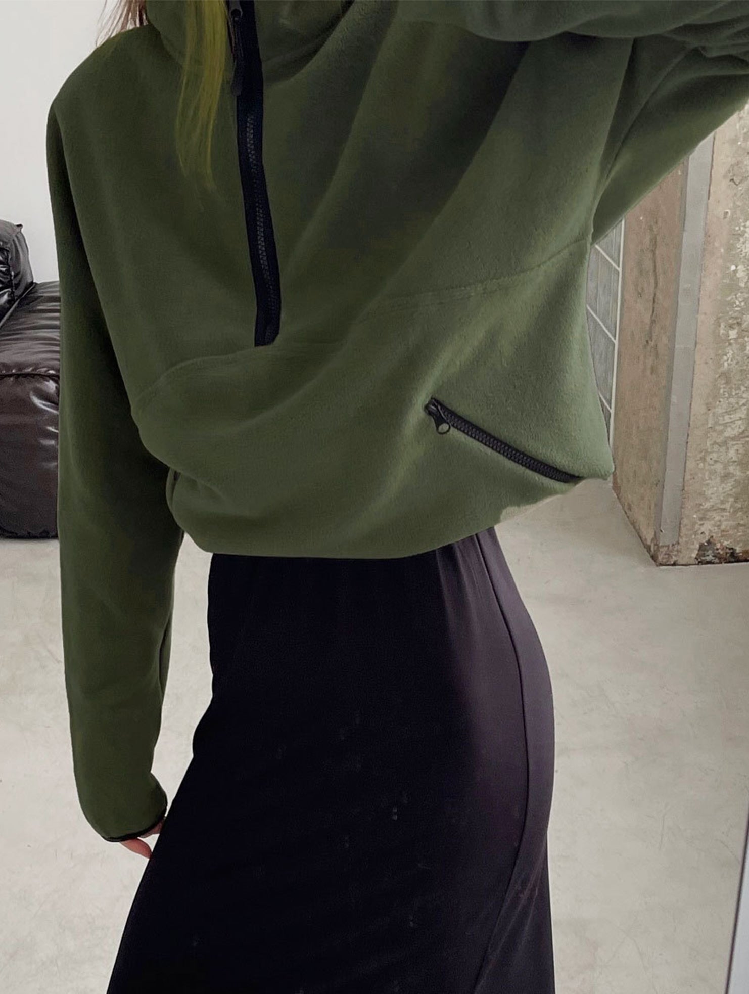 Versatile half-zip sweatshirt