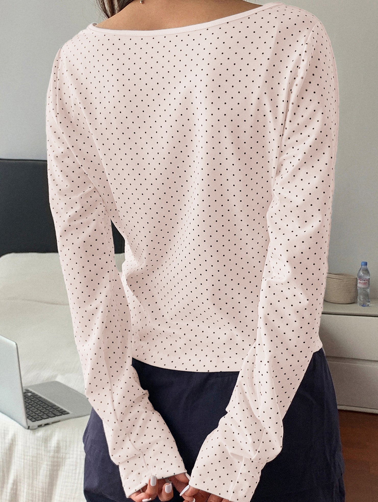 Casual T-shirt, long-sleeved base layer top