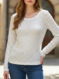 Casual T-shirt, long-sleeved base layer top