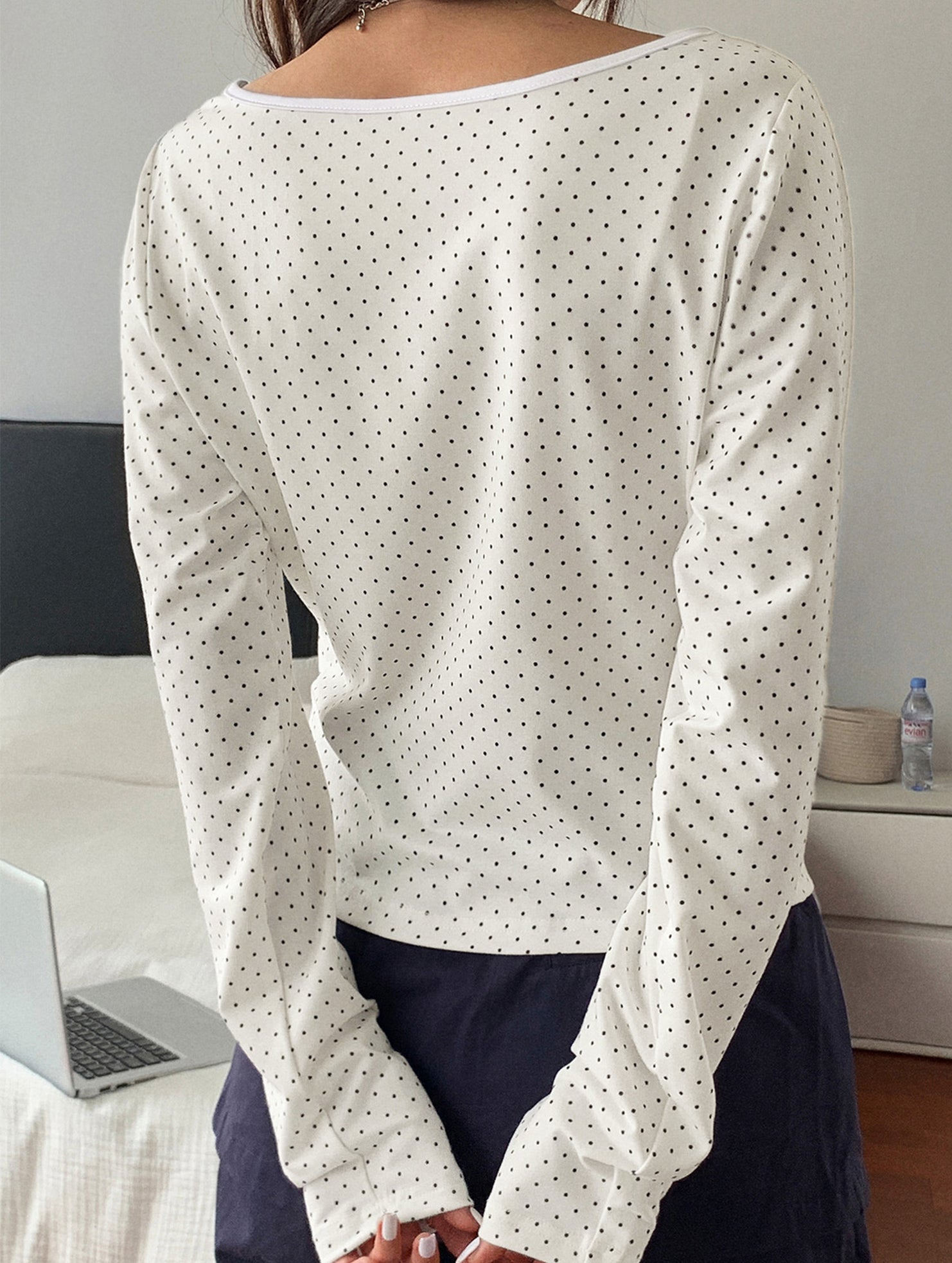 Casual T-shirt, long-sleeved base layer top