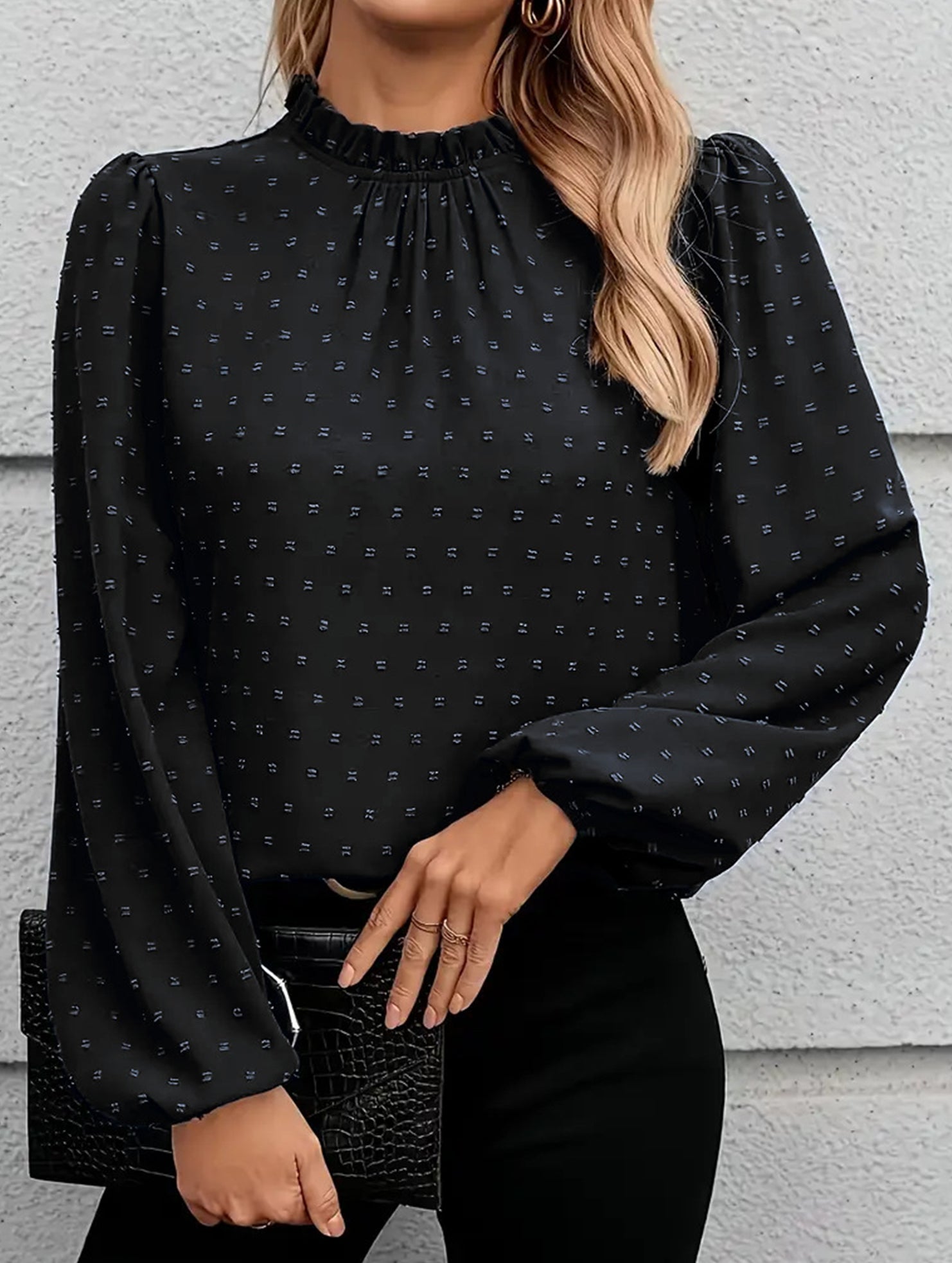 Simple T-shirt with floral cutouts