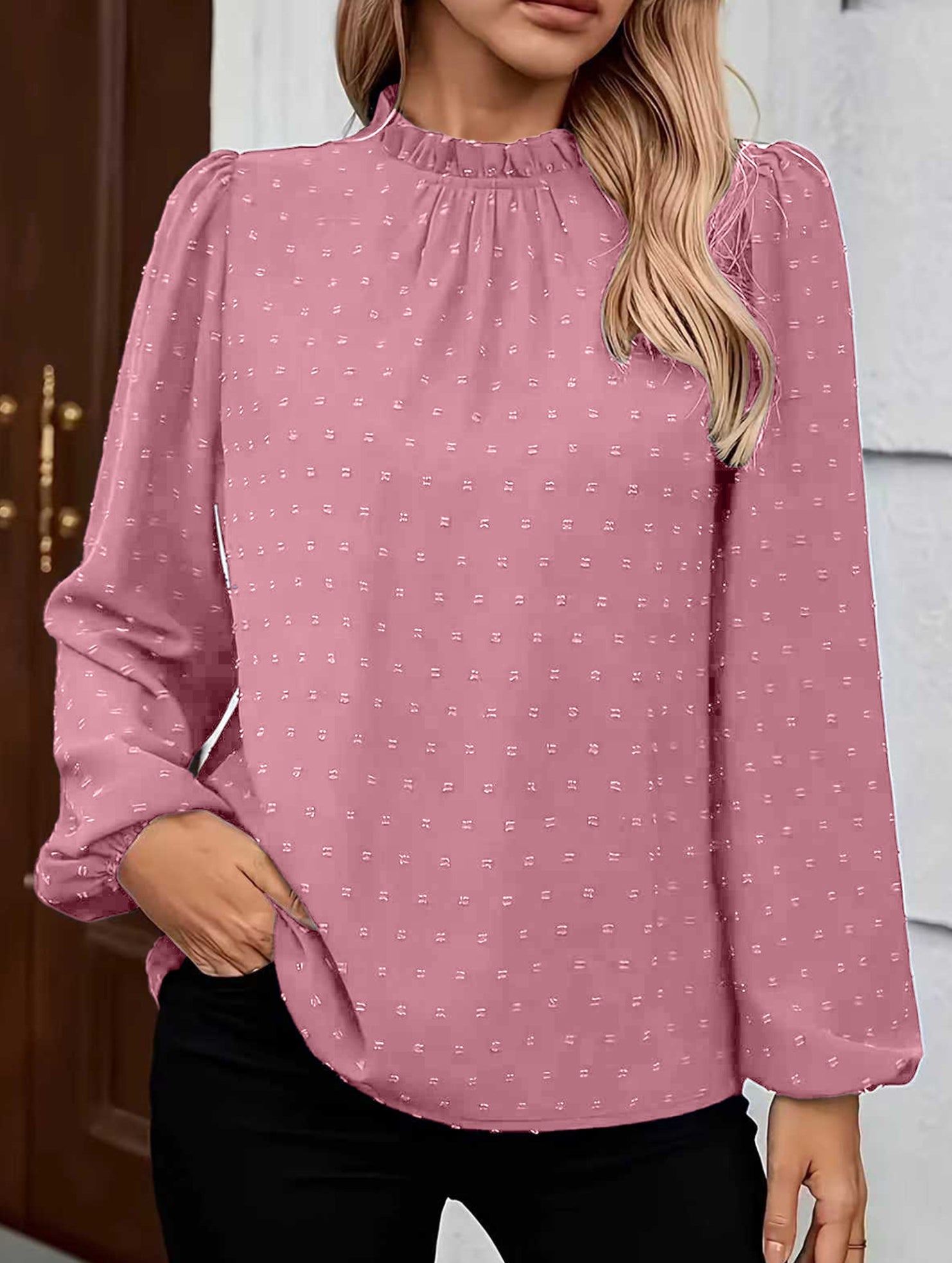 Simple T-shirt with floral cutouts