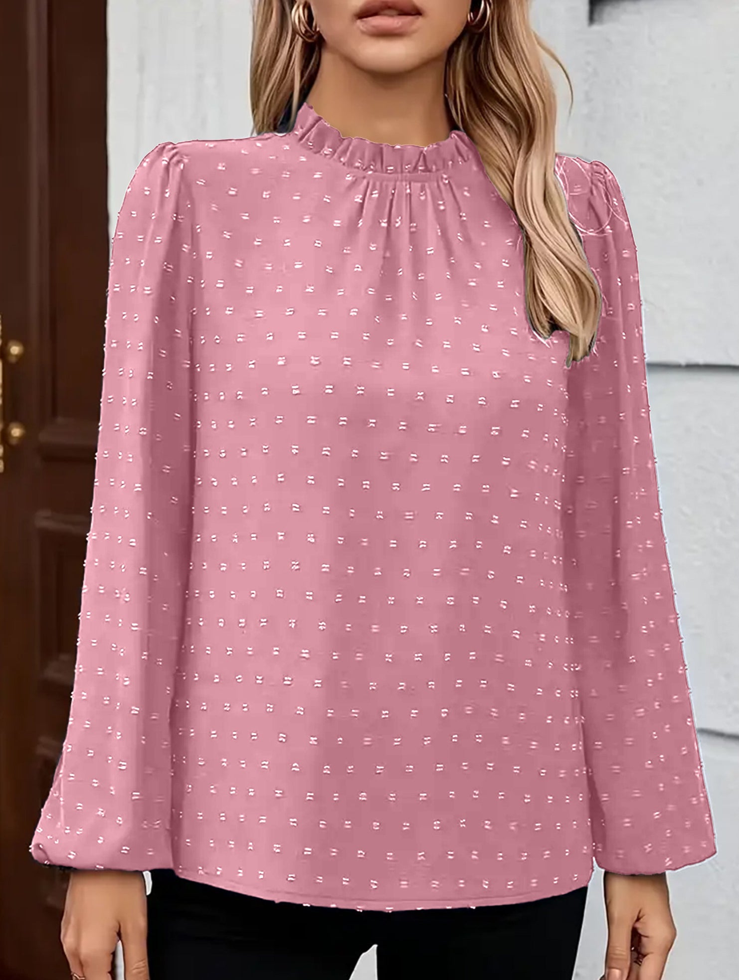 Simple T-shirt with floral cutouts