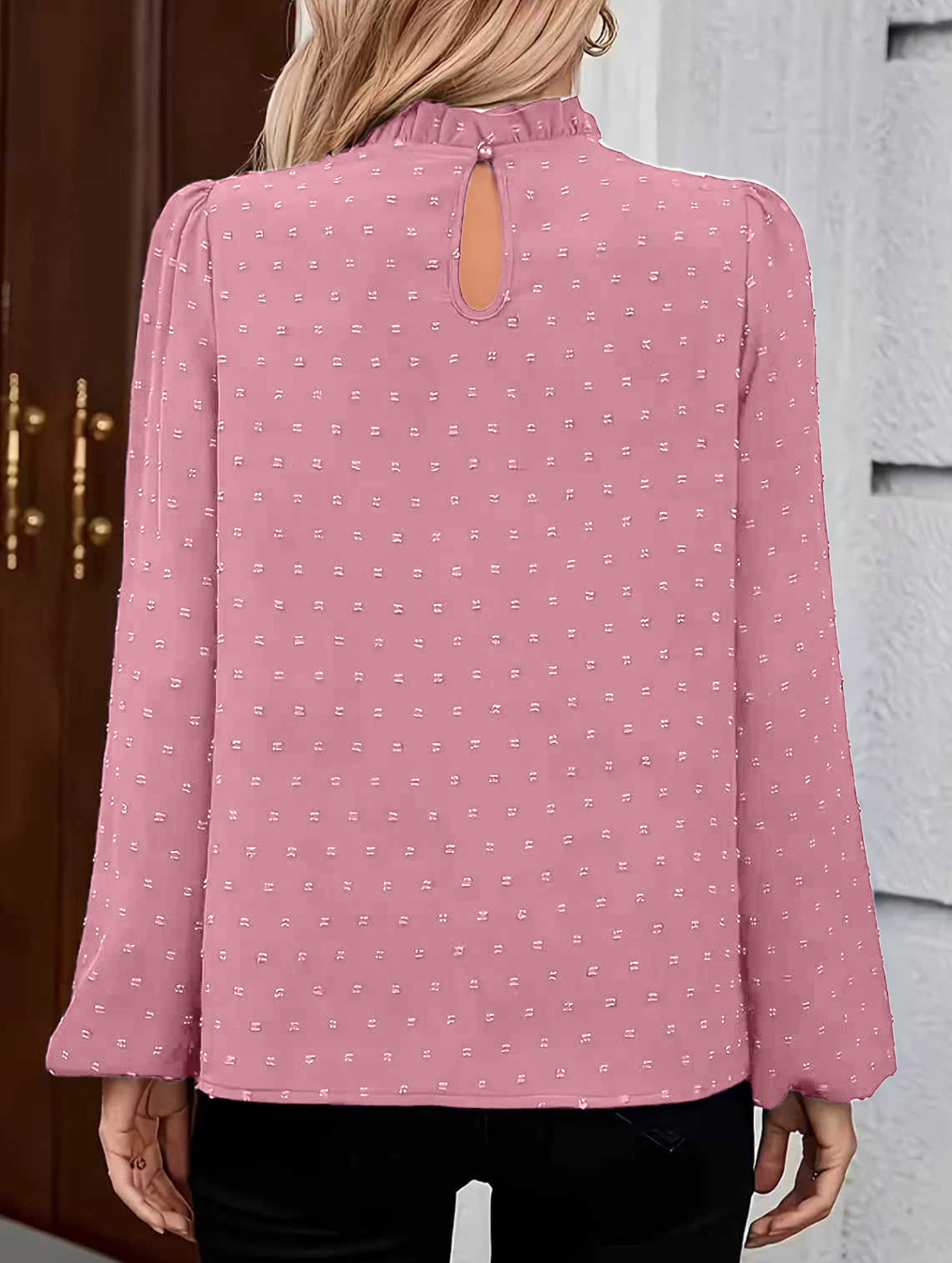 Simple T-shirt with floral cutouts