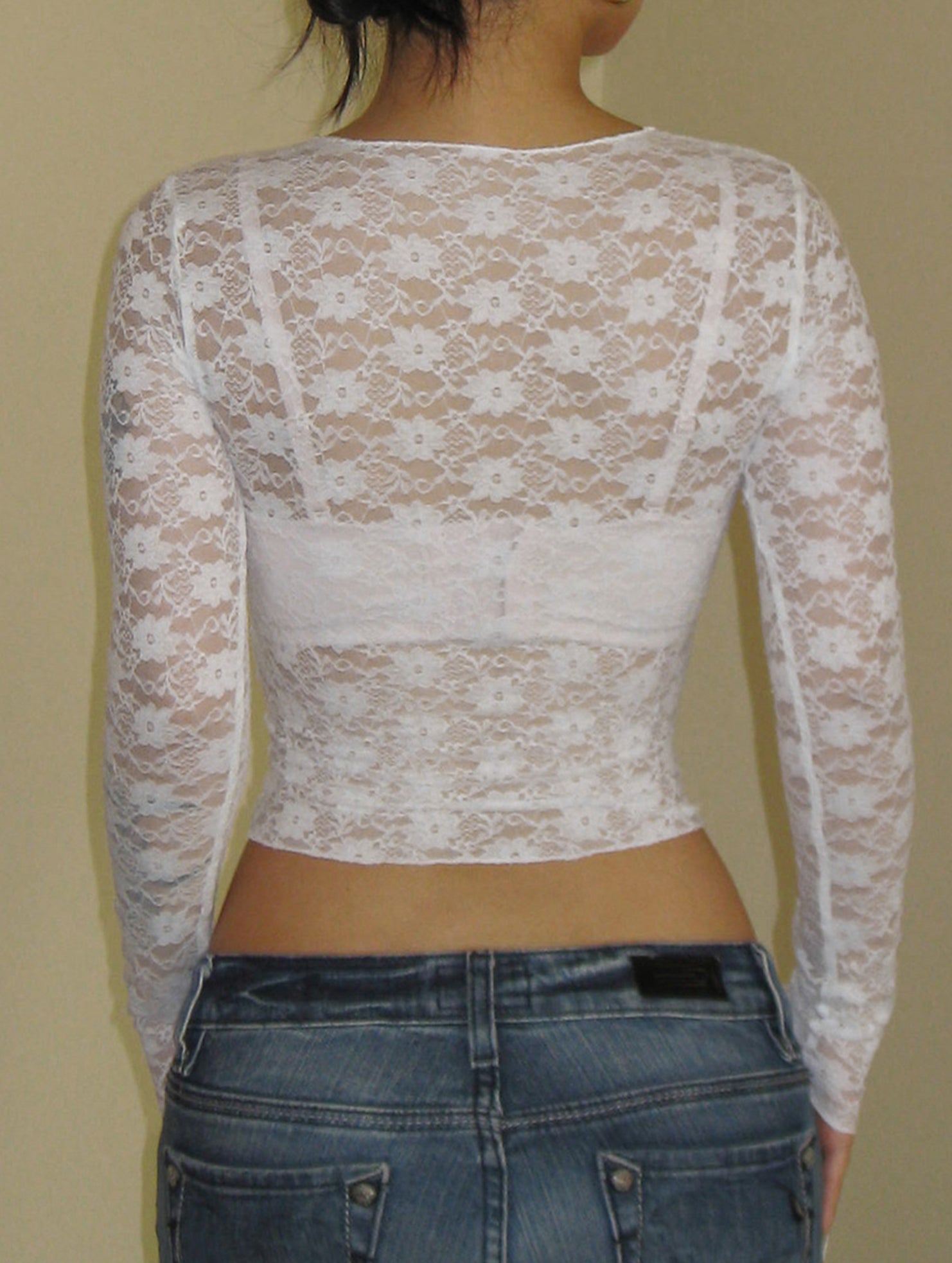 Sexy lace short shirt top
