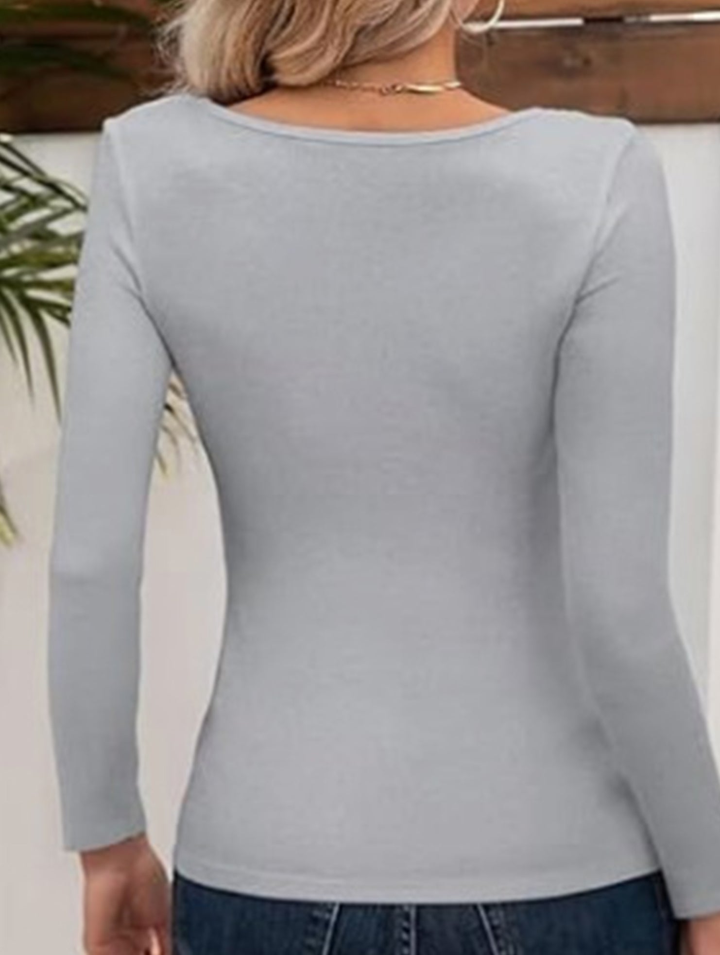 Sexy Fitted T-Shirt with Hollow-Out Top