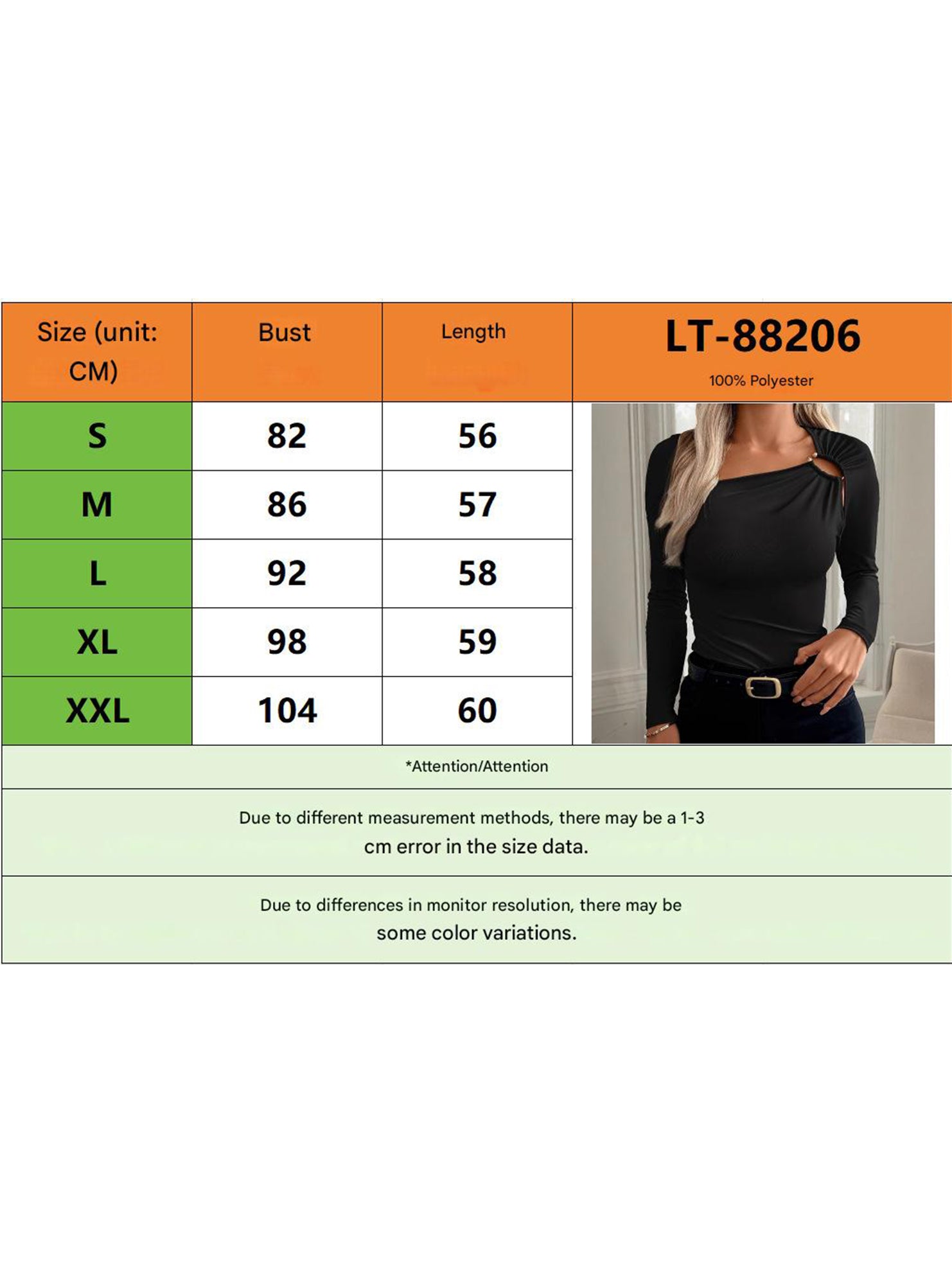 Versatile black openwork top_CWTBLL02024