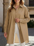 Solid color fashionable casual long-sleeved shirt for women_CWTBLL02025
