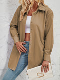 Solid color fashionable casual long-sleeved shirt for women_CWTBLL02025