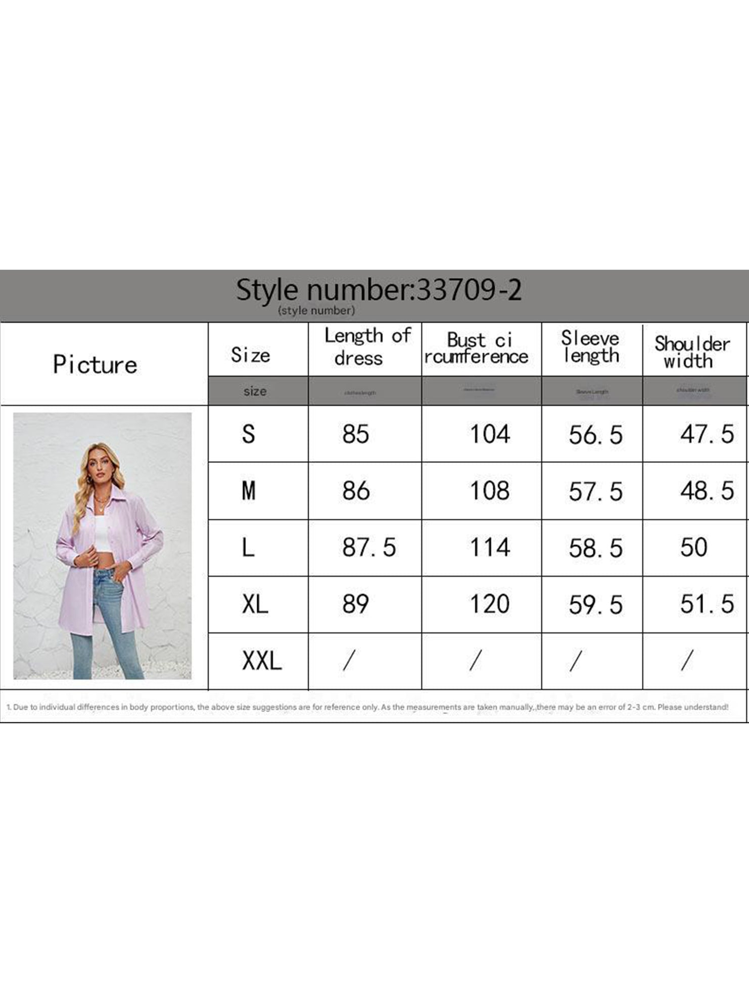 Solid color fashionable casual long-sleeved shirt for women_CWTBLL02025