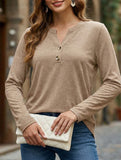 Women's Long-Sleeved V-Neck Casual/Business Top_CWTBLL02048