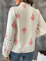 Lace Patchwork French Style Cardigan Shirt_CWTBLL02229