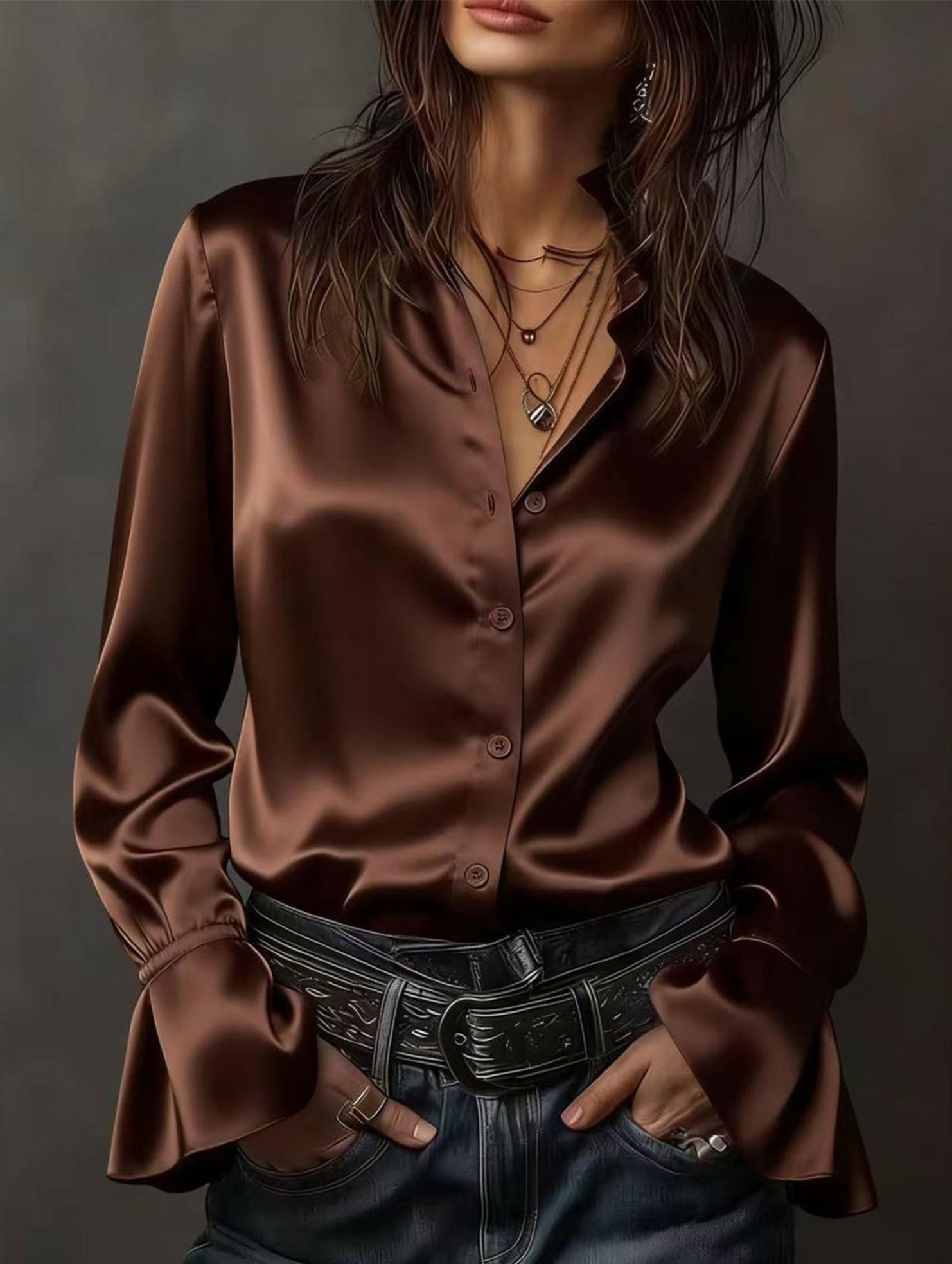 Satin Silk Long Sleeve Business Shirt_CWTBLL02273