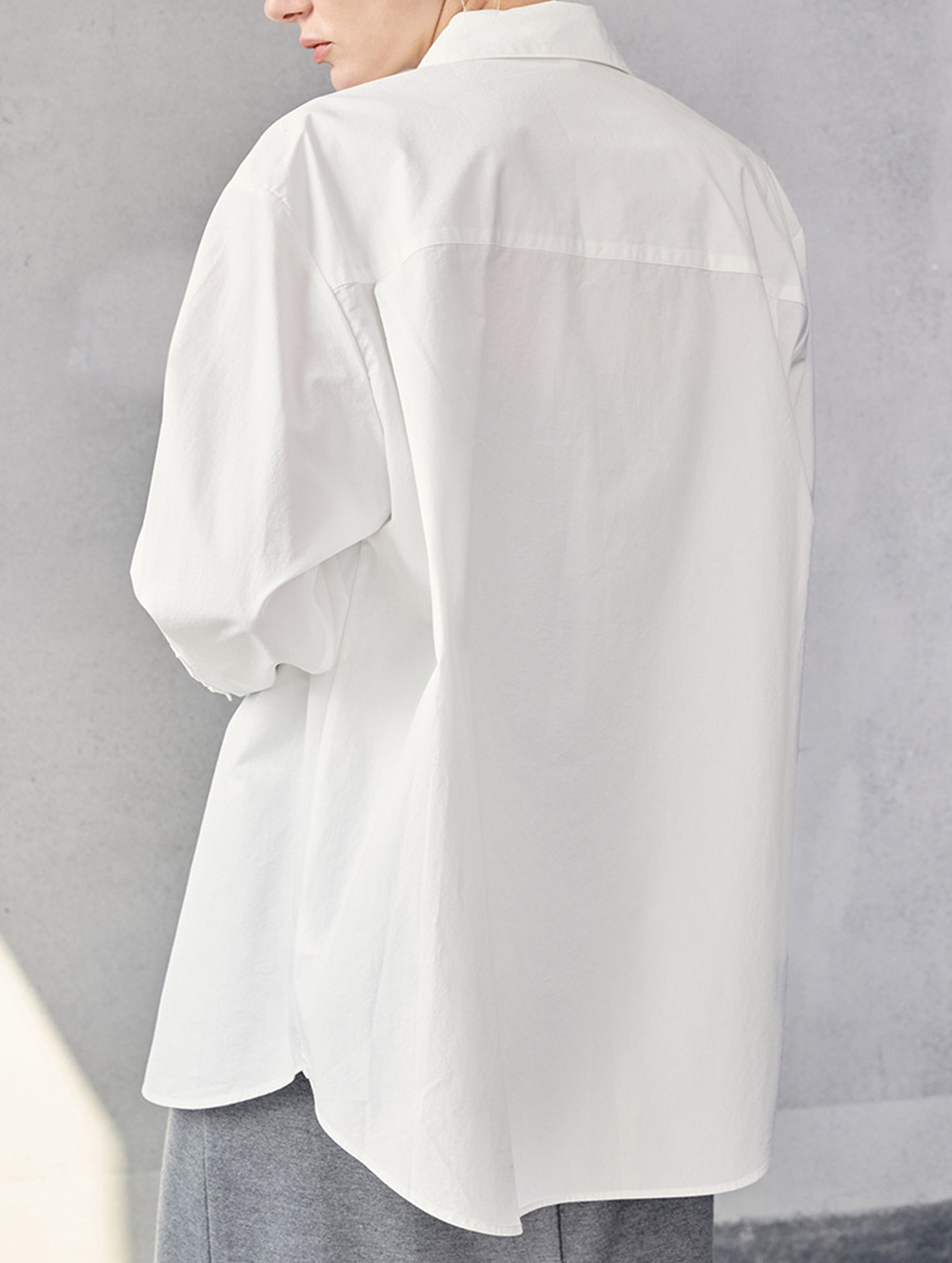 Classic Lapel Long Sleeve Office Shirt_CWTBLL02359