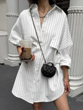 Loose Fit Long Sleeve Relaxed Style Shirt_CWTBLL02368