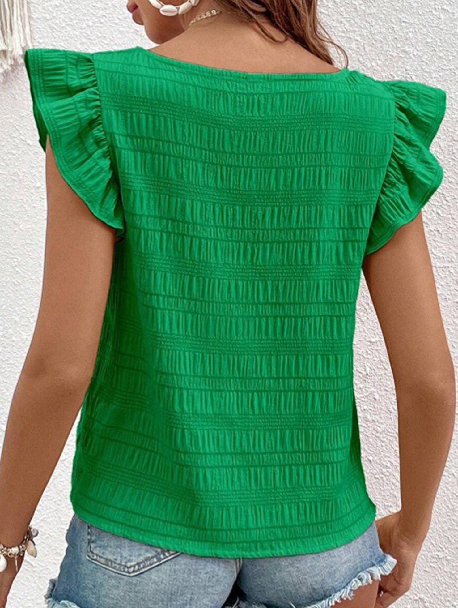 Spring Style Square Neck short sleeves T-shirts