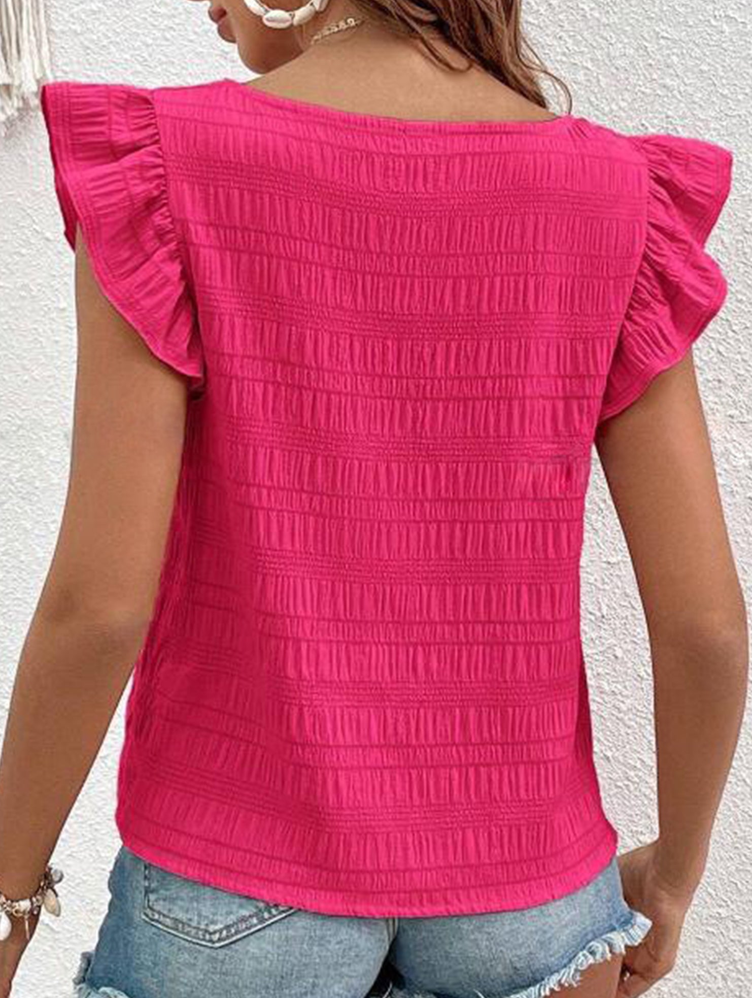 Spring Style Square Neck short sleeves T-shirts