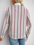 Plaid-collar shirt