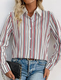 Plaid-collar shirt