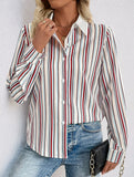 Plaid-collar shirt