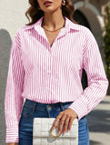 Women's striped casual shirt with pockets_CWTSTL01211