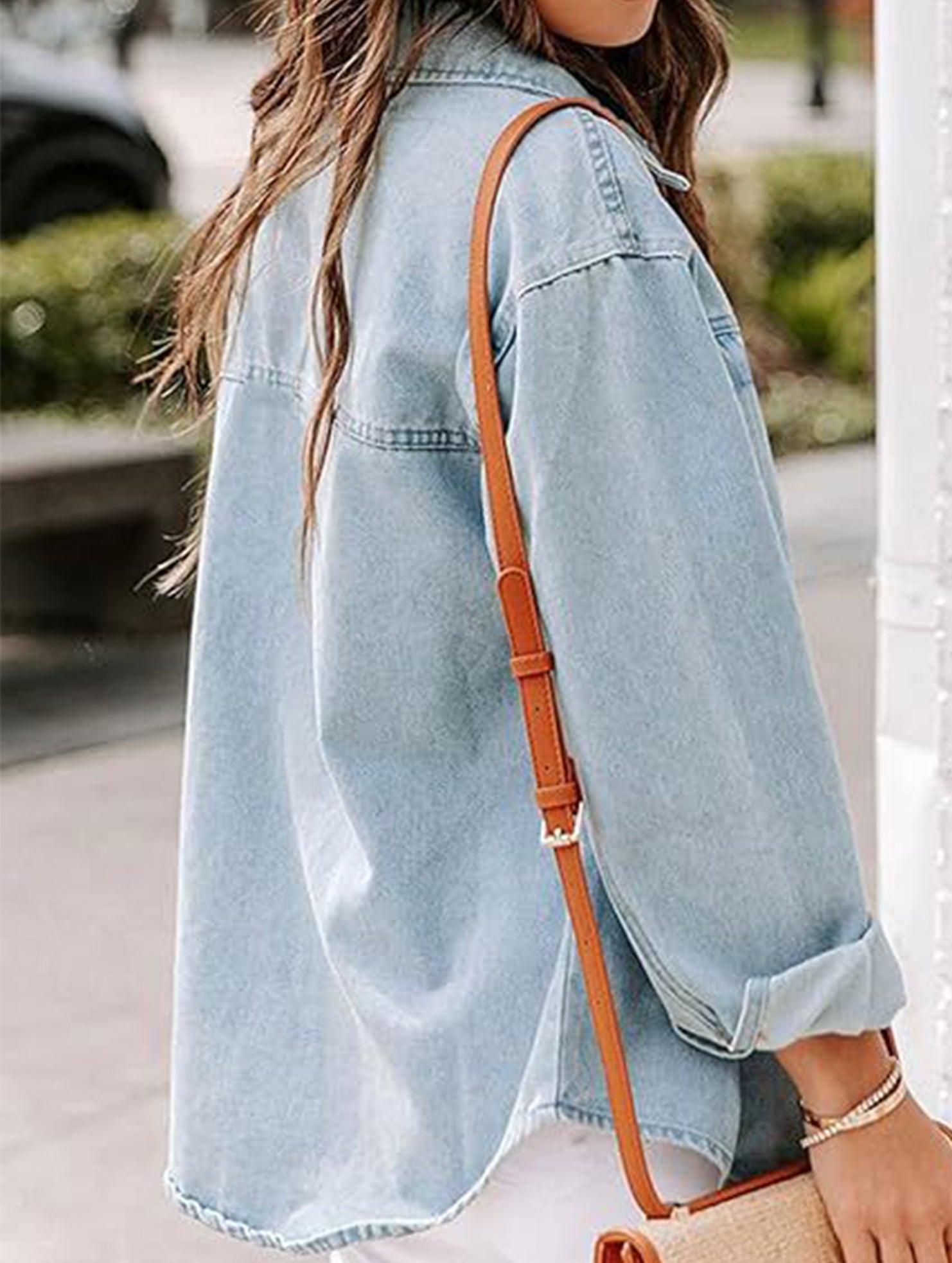 Women's Washed Loose Long-Sleeve Denim Shirt_CWTSTL01213