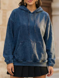 Women's denim retro hooded pullover sweatshirt_CWTSTL01214