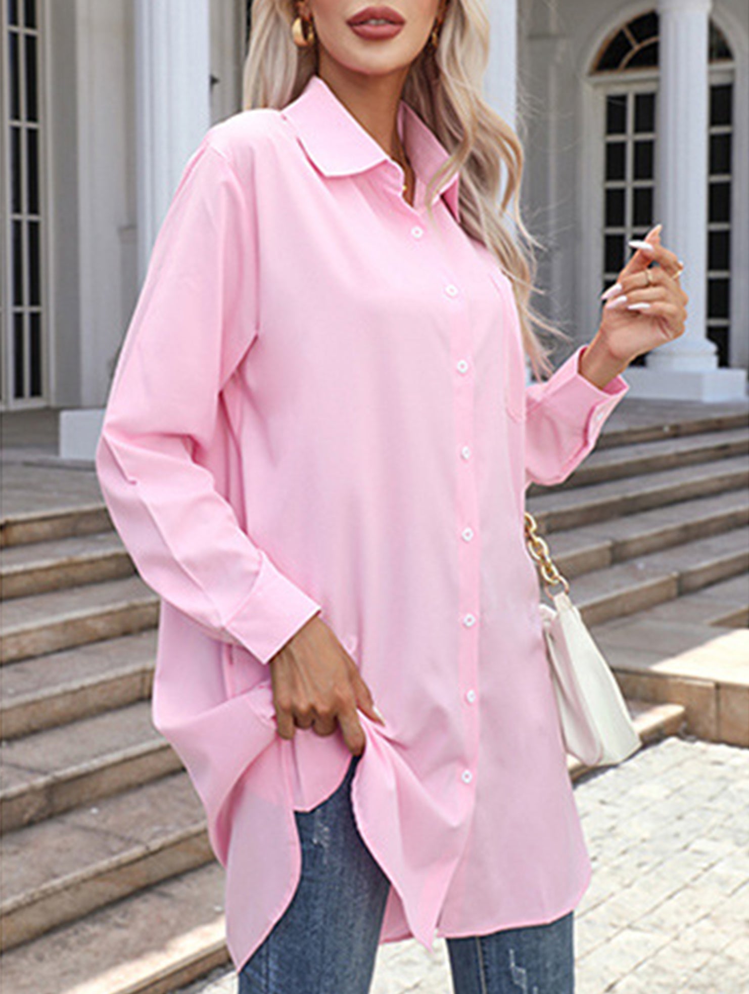 New long-sleeved casual shirt for women