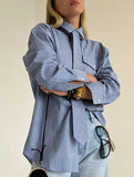 Stylish and casual striped versatile shirt for women_CWTSTL01297