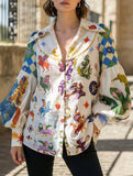 Vintage Illustration Print Shirt_CWTSTL01317