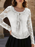 Lace Elegant Pullover Lace Shirt for Women