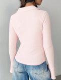 Women's Knitted Flared Sleeve Slim Fit Sweater