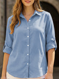 Women's collared zippered pocket shirt_CWTSTL01346
