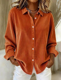 Women's Corduroy Casual Shirt_CWTSTL01374
