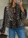 Leopard Print Loose Shirt