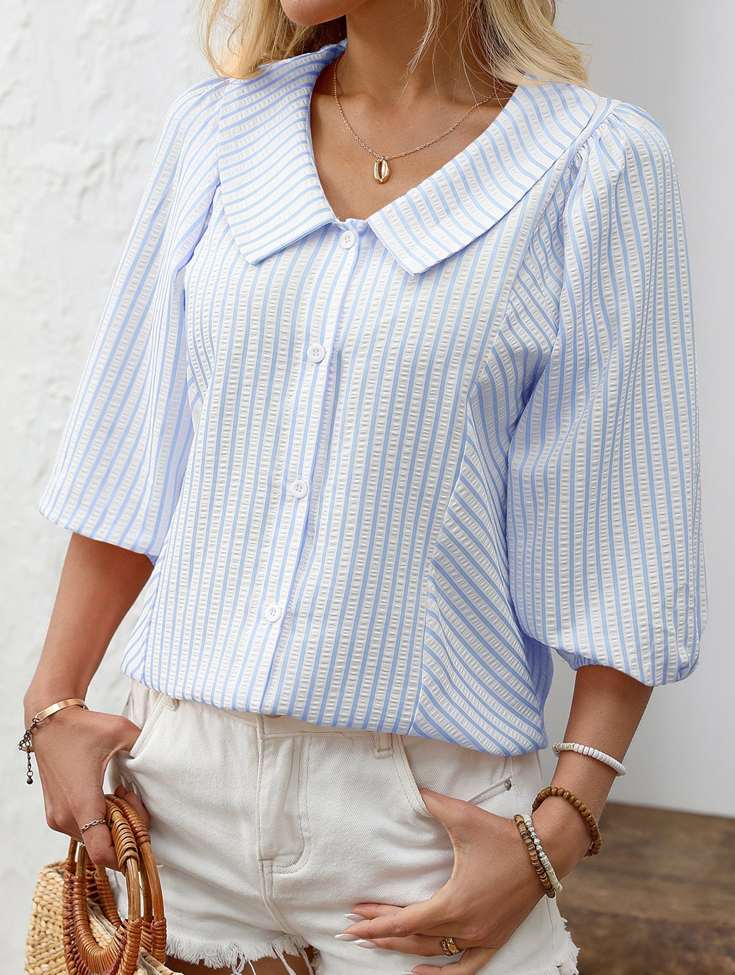 Sweet Puff Sleeve Doll Shirt