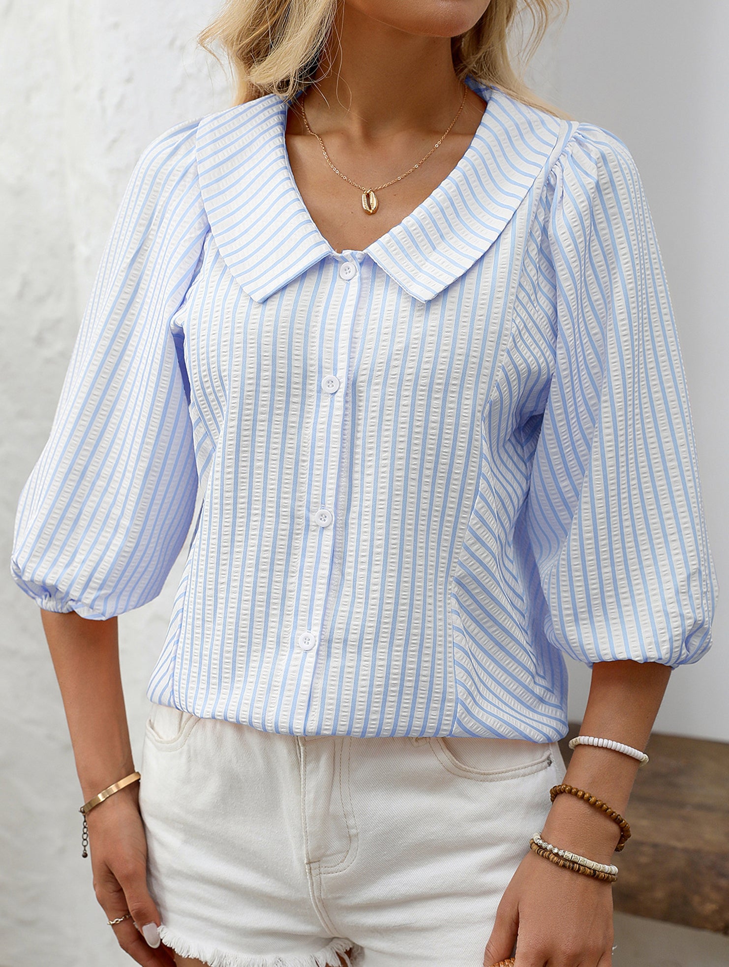 Sweet Puff Sleeve Doll Shirt