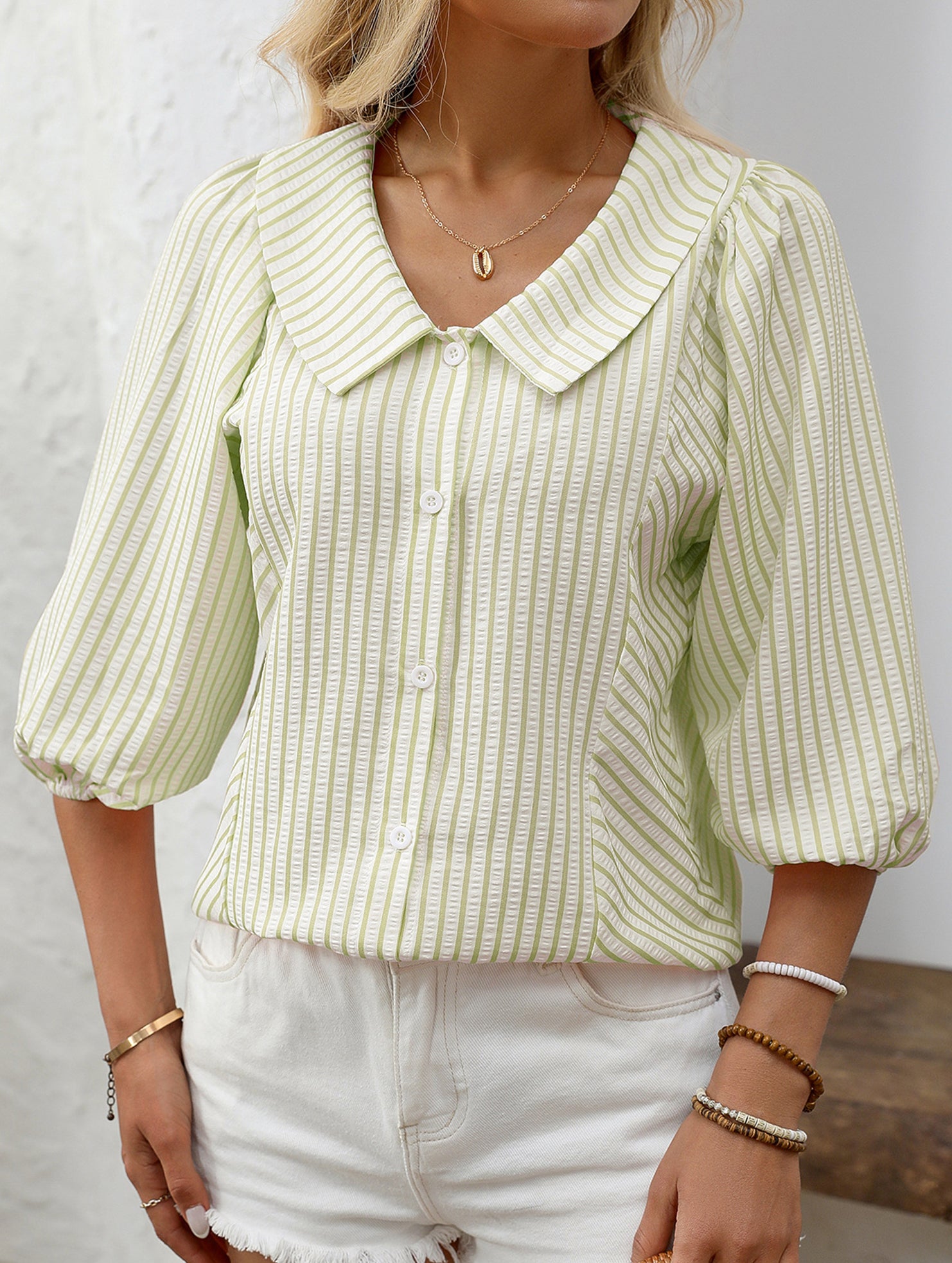 Sweet Puff Sleeve Doll Shirt