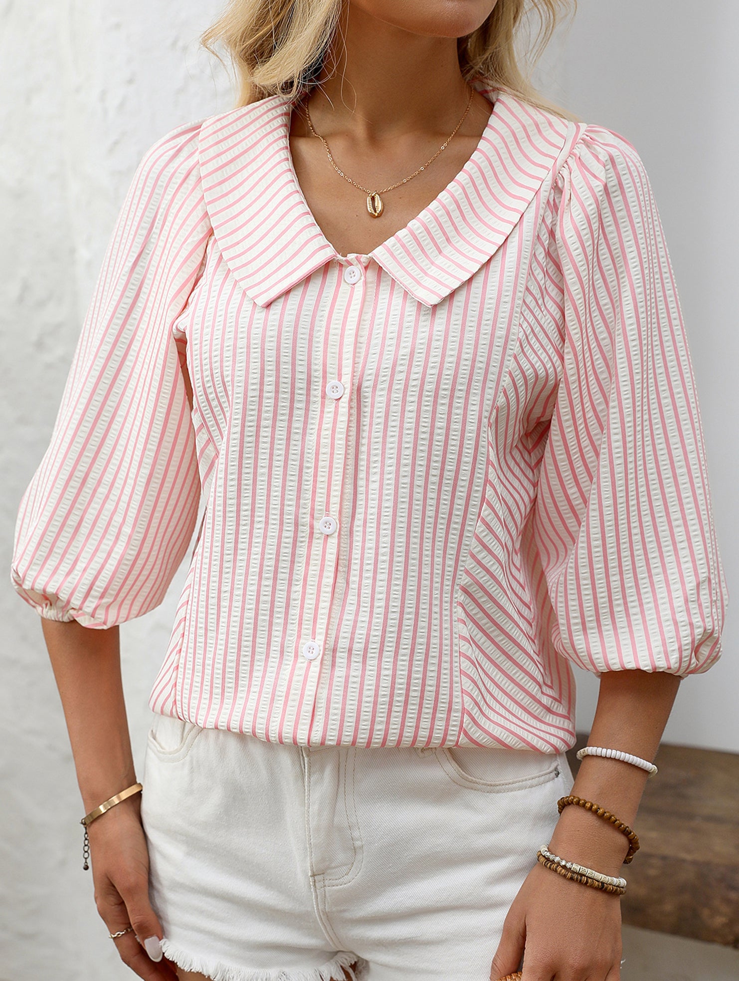 Sweet Puff Sleeve Doll Shirt