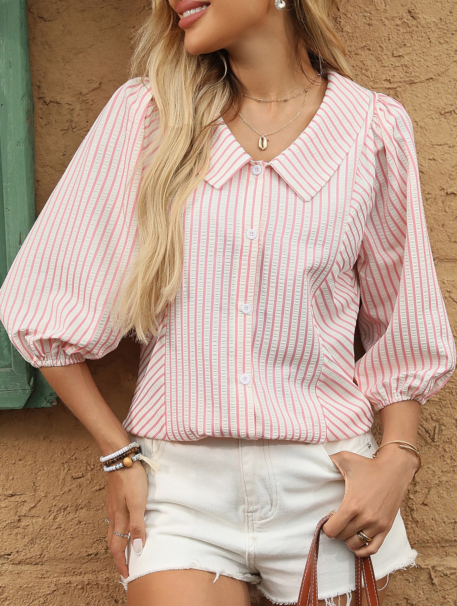 Sweet Puff Sleeve Doll Shirt