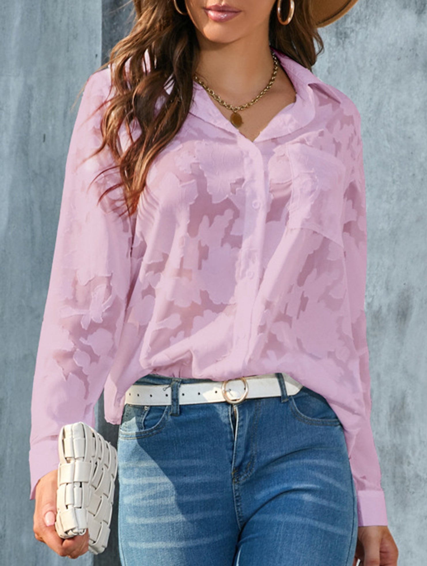 Loose Chiffon Blouse