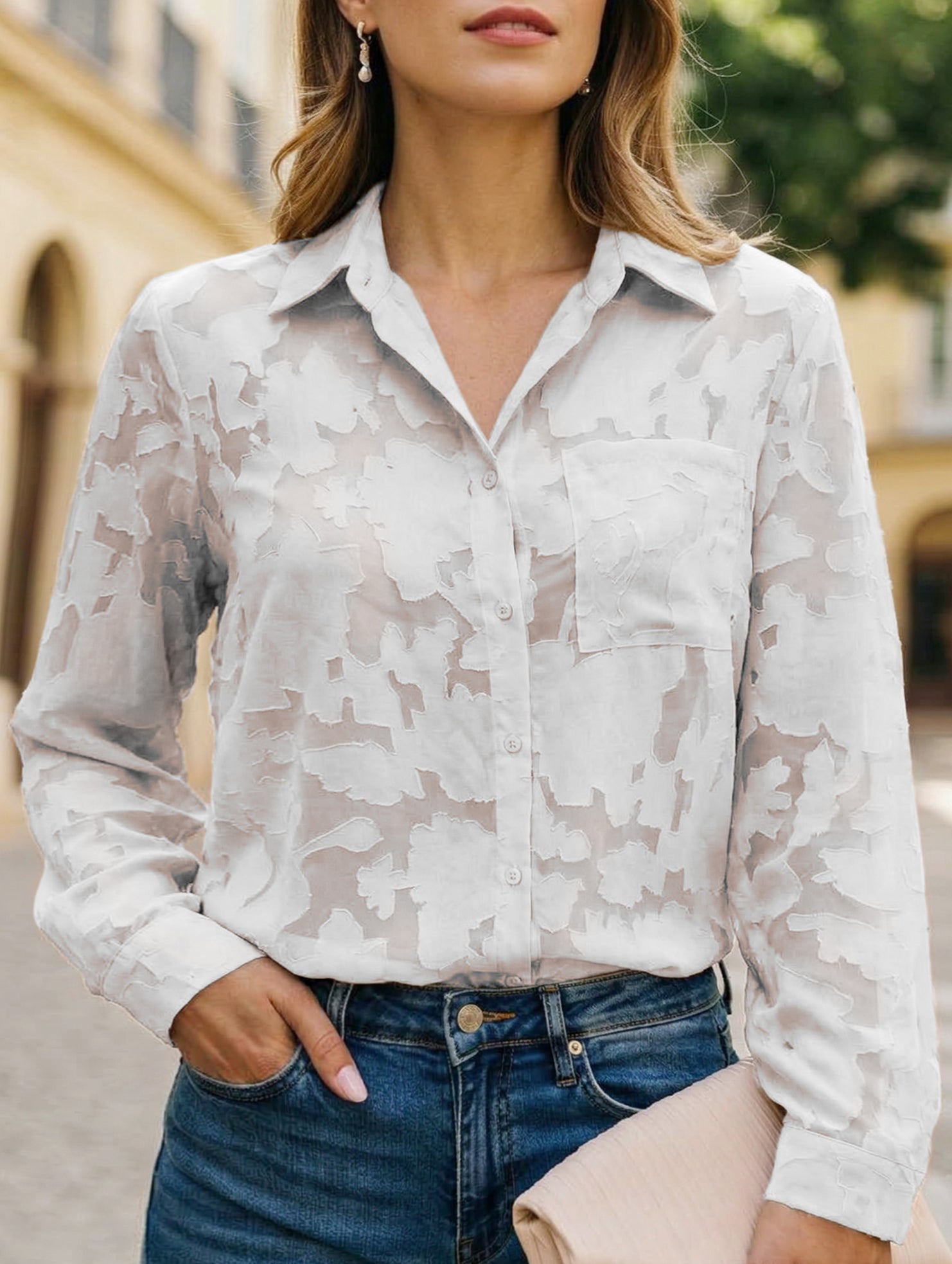 Loose Chiffon Blouse