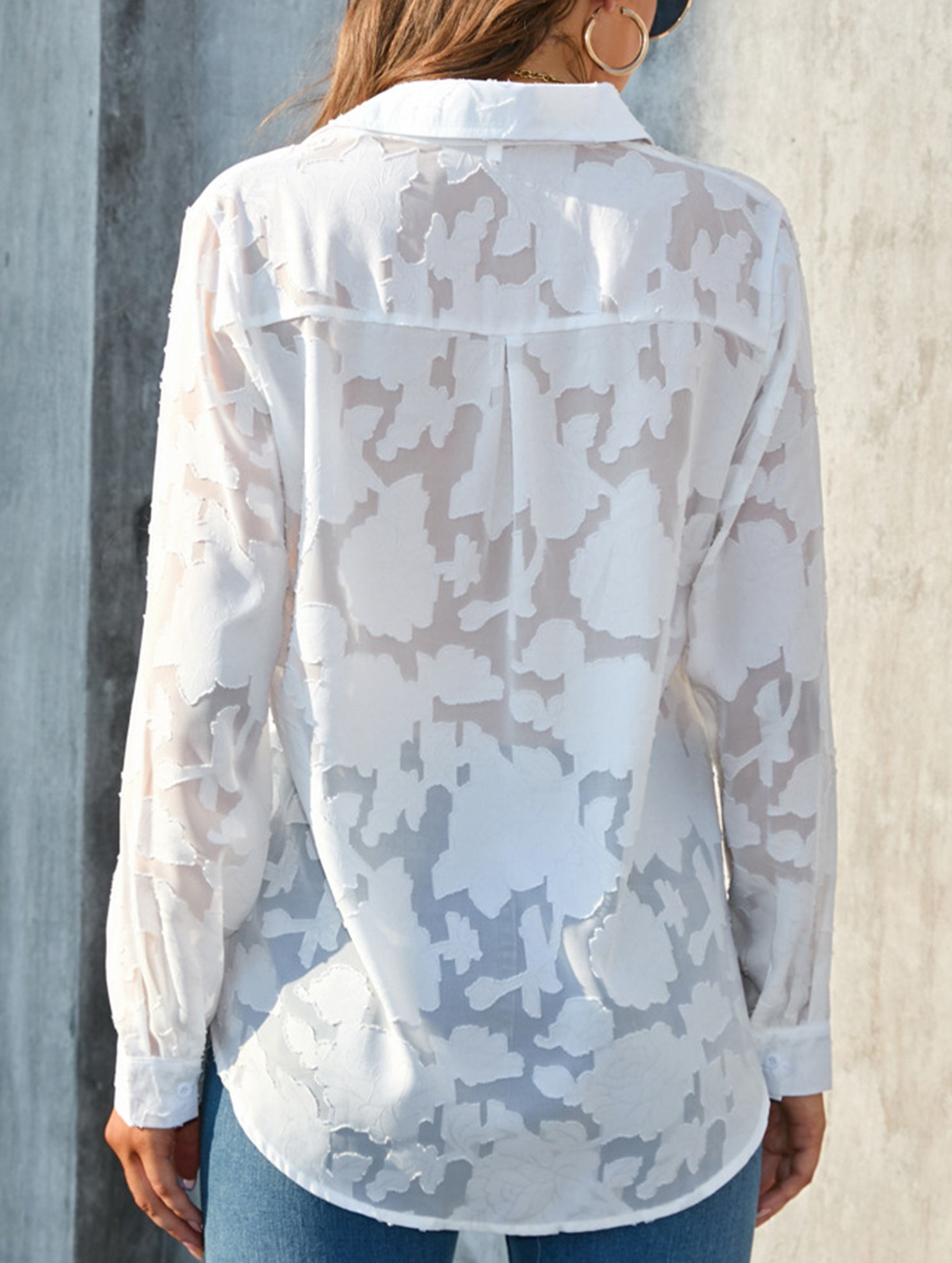 Loose Chiffon Blouse