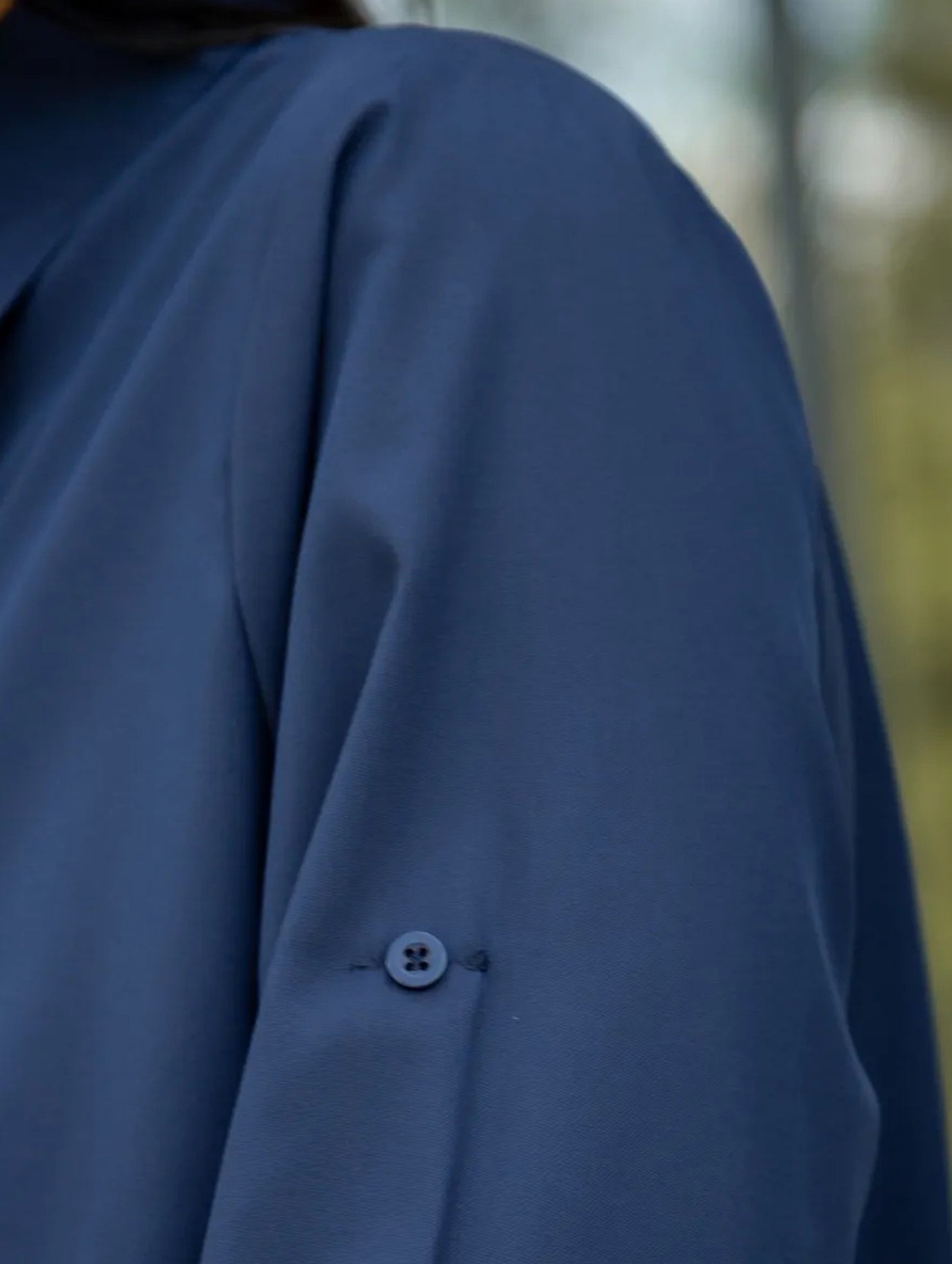 Solid Polo Button Cardigan Shirt